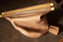 Soufflet de forge avec manches en bois