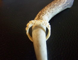 Bague en os