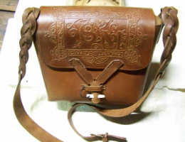 Sac rigide avec 2 tresses