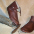 Chaussures XIème avec bouton en os