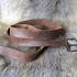 Ceinture avec boucle forgée
