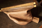 Soufflet de forge avec manches en bois